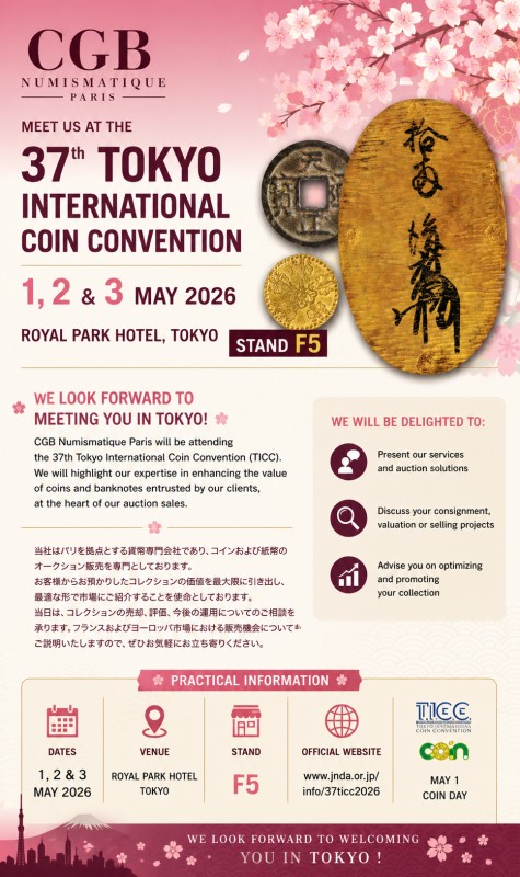 CGB Numismatics TICC 2026