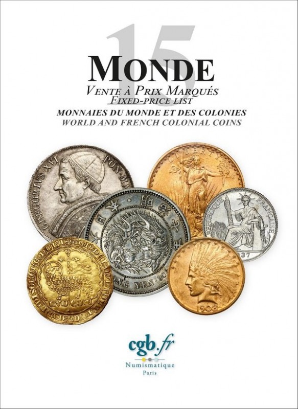 New fixed prices catalog Monde 15 world coins is available